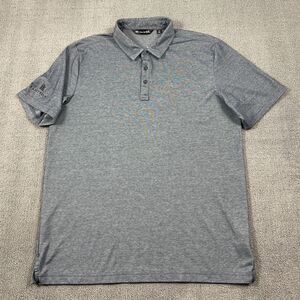 Travis Mathew Polo Shirt Adult Extra Large Gray Short Sleeve Golf Golfing Casual